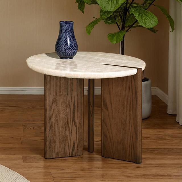 Furniture of America Olney FM47012BR-E End Table IMAGE 1