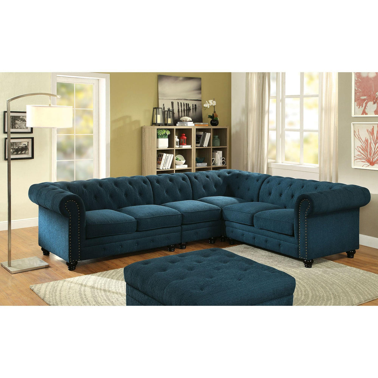 Furniture of America Stanford CM6270TL-CH Armless Chair IMAGE 3