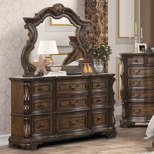 Furniture of America Leovanni FM70003DB-D Dresser IMAGE 1