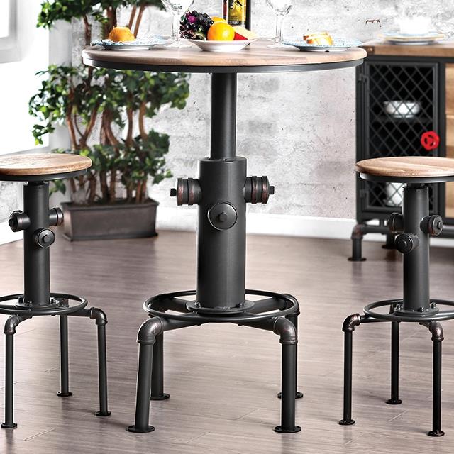Furniture of America Foskey CM3367BT-3PC 3 Pc Bar Table Set IMAGE 1
