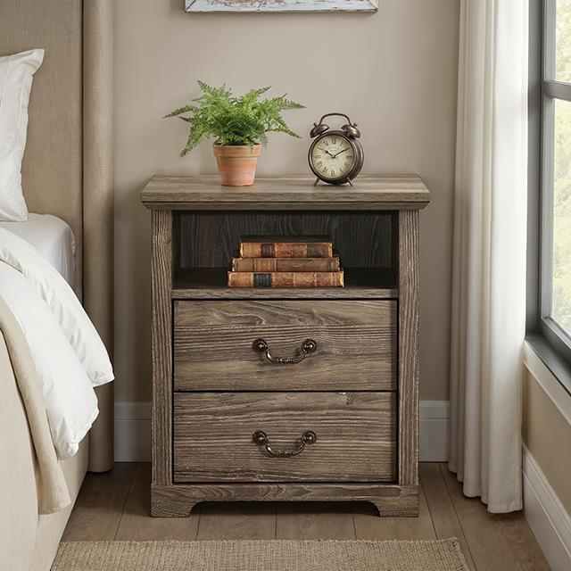 Furniture of America Amble SL7200DG-N Nightstand IMAGE 2