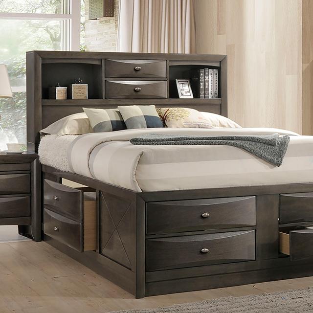 Furniture of America Zosimo FM7210GY-F-BED Full Bed IMAGE 1