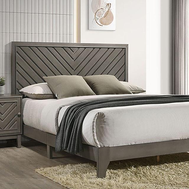 Furniture of America Vitas TM7501GY-Q Queen Bed IMAGE 1
