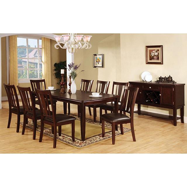 Furniture of America Edgewood CM3336T-7PC 7 Pc Dining Table Set IMAGE 1