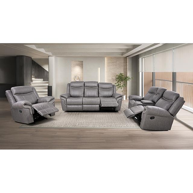 Furniture of America Agata NX6001WG-LV Glider Recliner Loveseat IMAGE 2