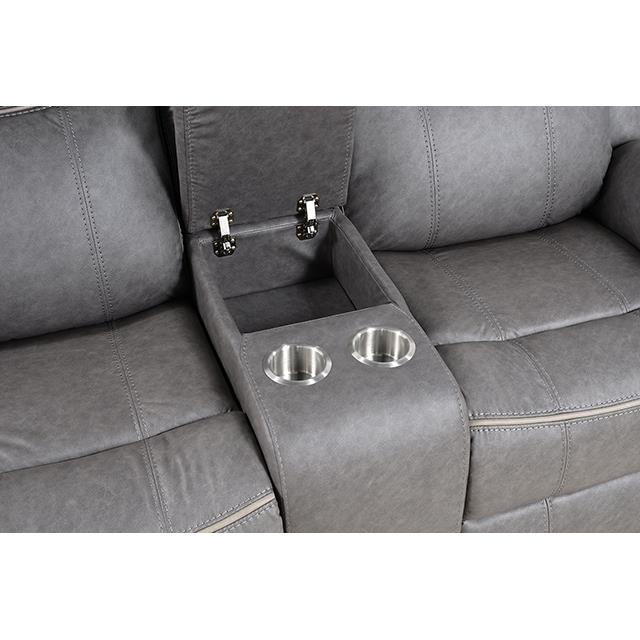 Furniture of America Agata NX6001WG-LV Glider Recliner Loveseat IMAGE 4