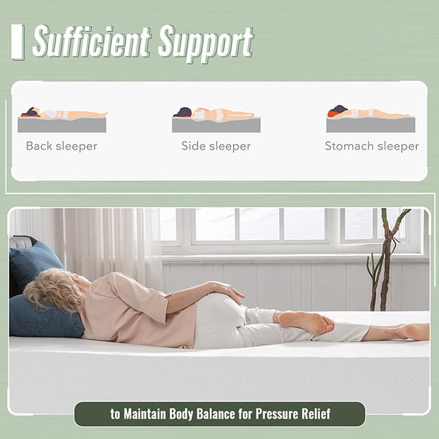 Furniture of America Coreopsis DM610-EK 10" King Memory Foam Wave Comfort IMAGE 6