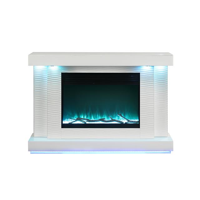 Furniture of America Dorrit FM-AC8012WH-TV 55" Electric Fire Place IMAGE 9