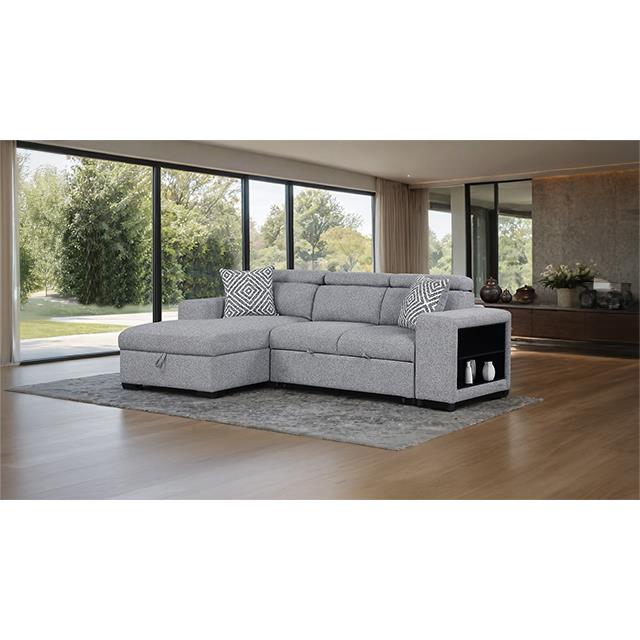 Furniture of America Chatteris FM64000GY-SECT-L Sectional IMAGE 2