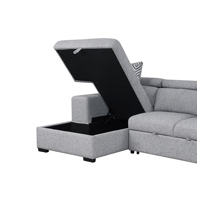 Furniture of America Chatteris FM64000GY-SECT-L Sectional IMAGE 7