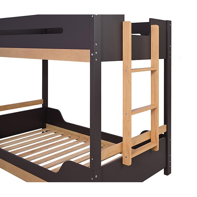 Furniture of America Nestor FM-BK201BK-T-BED Twin/Twin Bunk Bed IMAGE 3