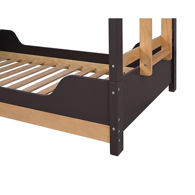 Furniture of America Nestor FM-BK201BK-T-BED Twin/Twin Bunk Bed IMAGE 4
