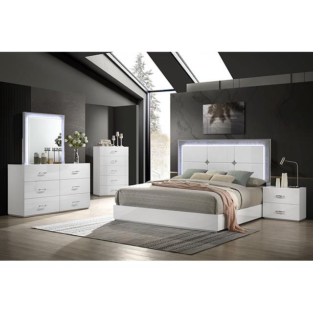 Furniture of America Stoholm FM72000WH-C Chest IMAGE 2
