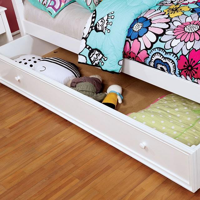 Furniture of America Dani CM7159WH-TR-VN Trundle IMAGE 1