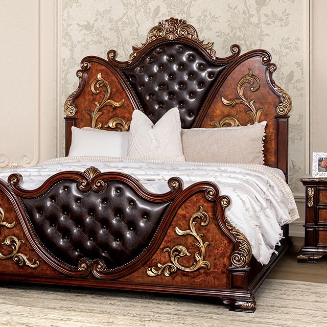 Furniture of America Aquilina FM7422CH-Q-BED Queen Bed IMAGE 1