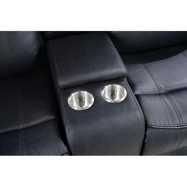 Furniture of America Agata NX6001BK-LV Glider Recliner Loveseat IMAGE 4