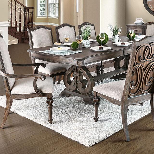 Furniture of America Arcadia CM3150T-7PC 7 Pc Dining Table Set IMAGE 11