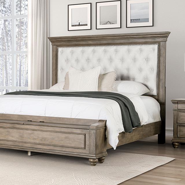 Furniture of America Philomath FM7430BR-Q-BED Queen Bed IMAGE 1