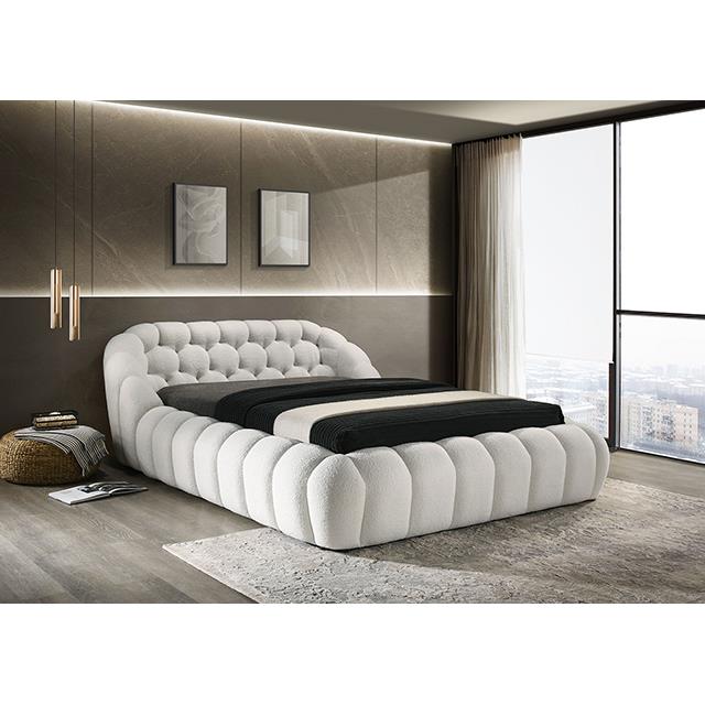 Furniture of America Newquay FM7260WH-EK-BED King Bed IMAGE 2