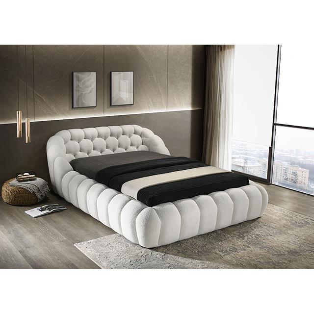 Furniture of America Newquay FM7260WH-EK-BED King Bed IMAGE 3