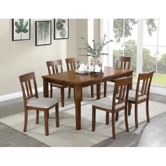 Furniture of America Medford CM3253WN-T-7PK 7 Pc Dining Table Set IMAGE 2
