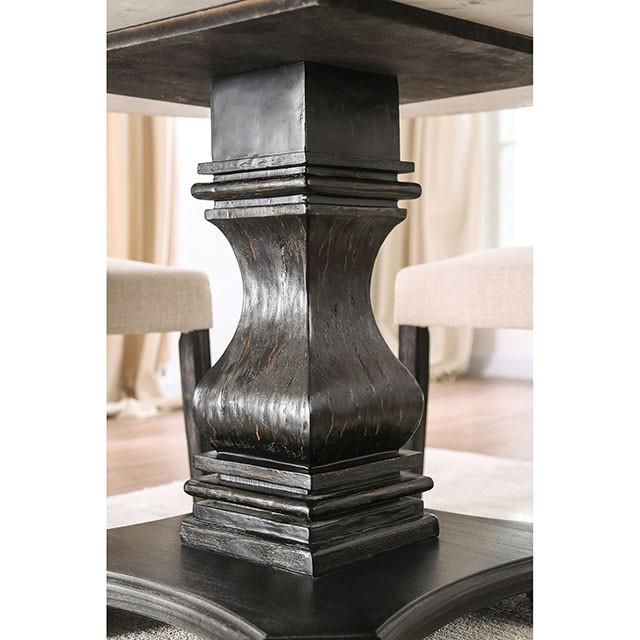 Furniture of America Elfredo CM3755RT-5PC-GY 5 Pc Dining Table Set IMAGE 4
