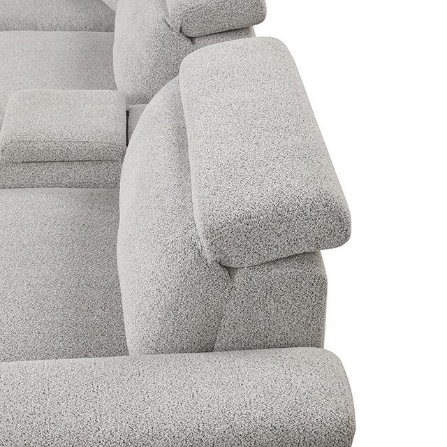 Furniture of America Hieronimus FM6014LG-SECT-PM Power Sectional IMAGE 5
