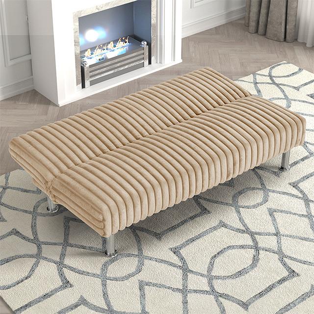 Furniture of America Hinwil FM2903TP Futon Sofa Bed IMAGE 2