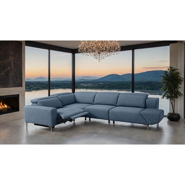 Furniture of America Melancton CM9933BL-SECT-PM Power Sectional IMAGE 2