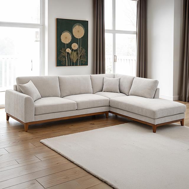 Furniture of America Watton FM64008TP-SECT-R Sectional IMAGE 1