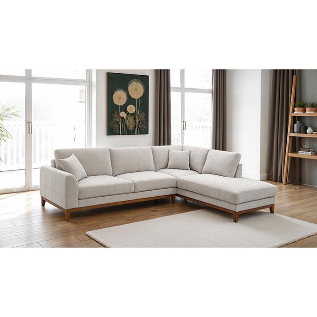 Furniture of America Watton FM64008TP-SECT-R Sectional IMAGE 2