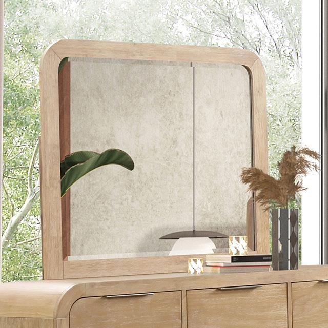 Furniture of America Handforth FM7705NT-M Mirror IMAGE 1