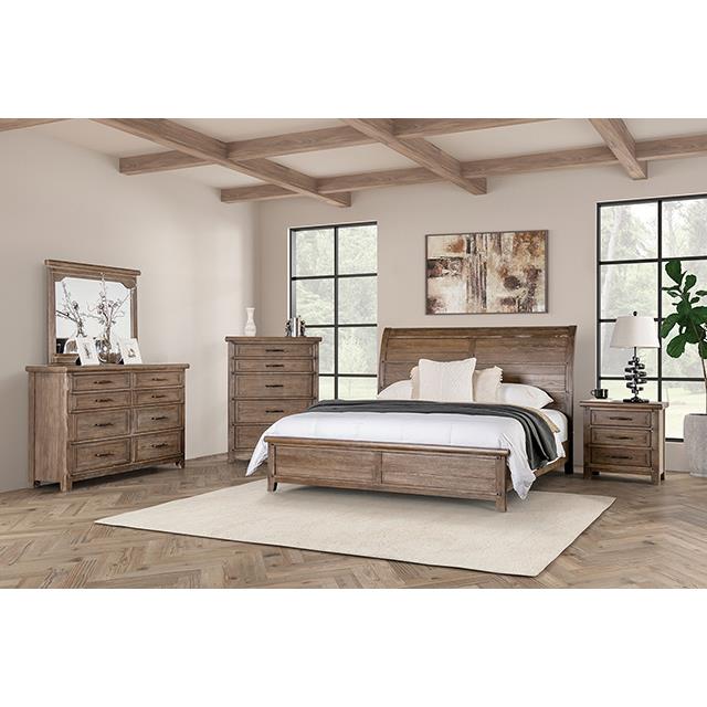 Furniture of America Merthyr FM7431BR-Q-BED Queen Bed IMAGE 2