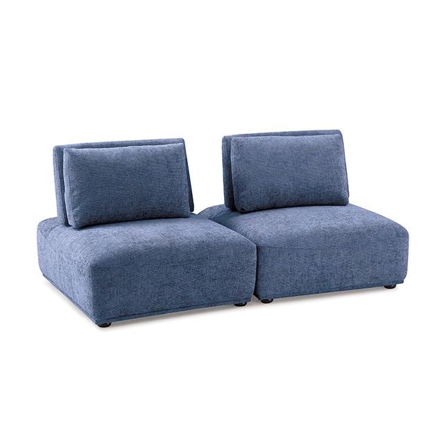 Furniture of America Stavanger FM63001BL-B 2-Seater IMAGE 1