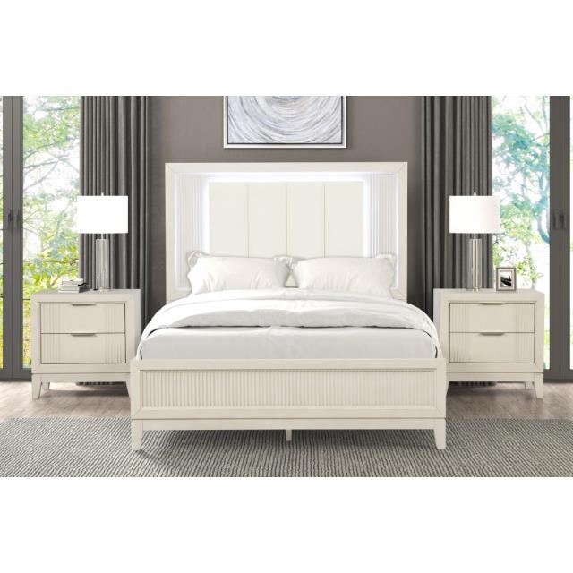 Furniture of America Isadore FM7700WH-Q-BED Queen Bed IMAGE 3