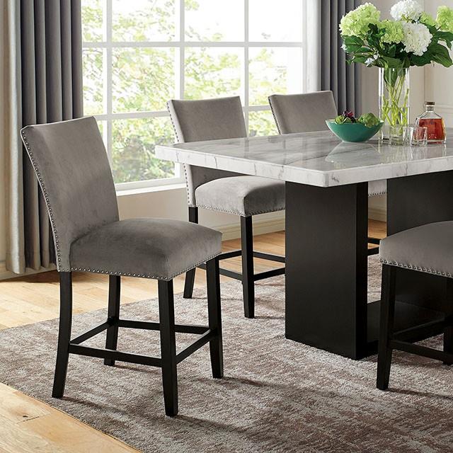 Furniture of America Kian CM3744PT-7PC 7 Pc Counter Height Table Set IMAGE 3