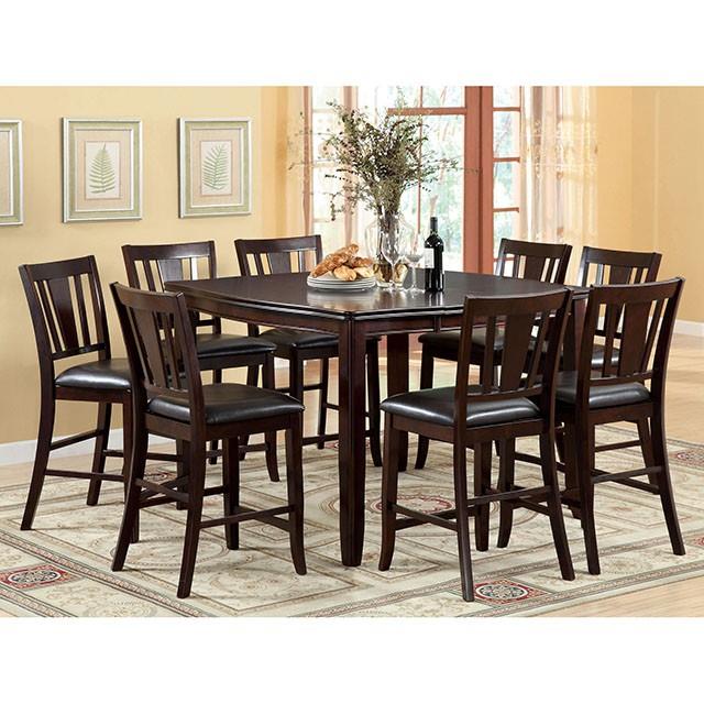 Furniture of America Edgewood CM3336PT-9PC 9 Pc Counter Height Table Set IMAGE 1