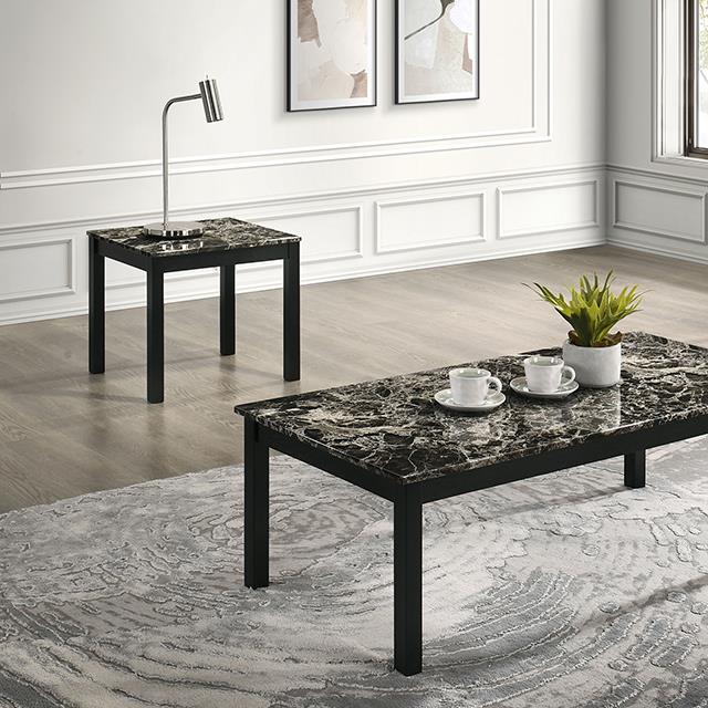 Furniture of America Findlay FM42900BW-3PK 3 Pc Table Set IMAGE 1