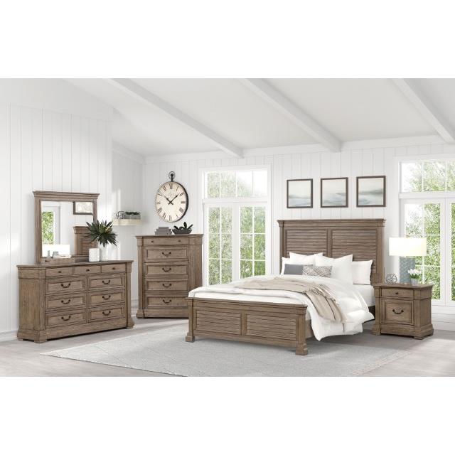 Furniture of America Sheringham FM7701BR-EK-BED King Bed IMAGE 2