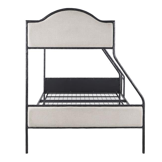 Furniture of America Forli FM-BK700BK-TF Twin/Full Bunk Bed IMAGE 4