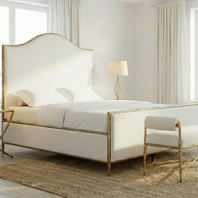 Furniture of America Vilna FM77001GD-Q-3A Queen Bed IMAGE 1