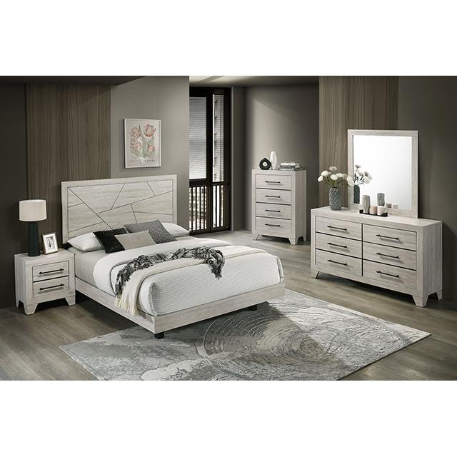 Furniture of America Dubuque FM72003LG-N Nightstand IMAGE 2