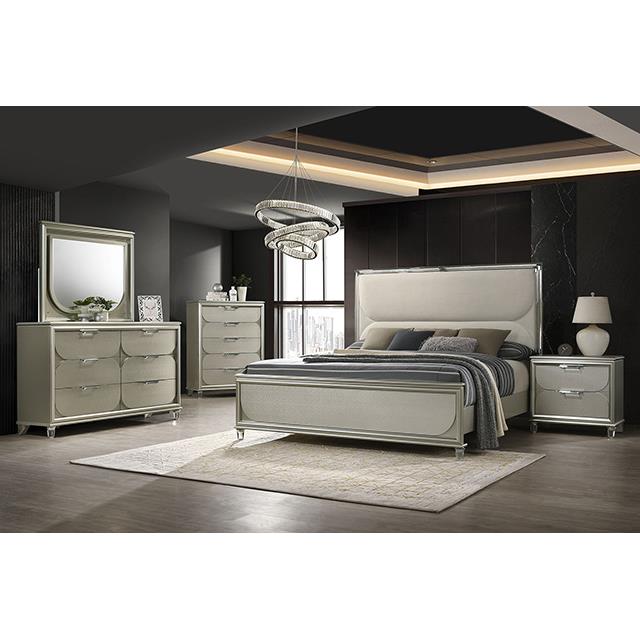 Furniture of America Sheridan FM72080SV-EK-BED King Bed IMAGE 2