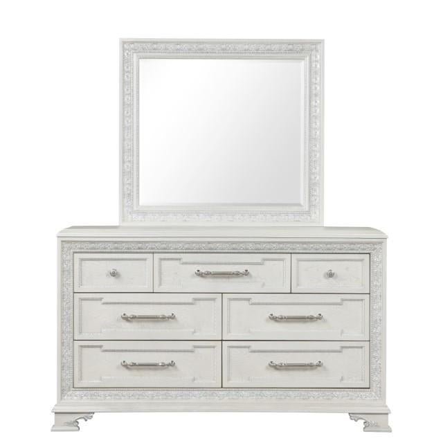 Furniture of America Stella Mia FM70000WH-D Dresser IMAGE 3