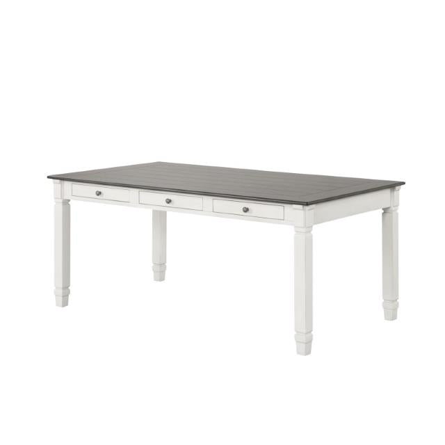 Furniture of America Pendola FM3427WH-T-7PC 7 Pc Dining Table Set IMAGE 4