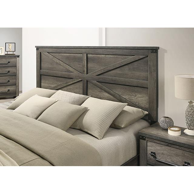 Furniture of America Britonale FM7218GY-Q-BED Queen Bed IMAGE 3