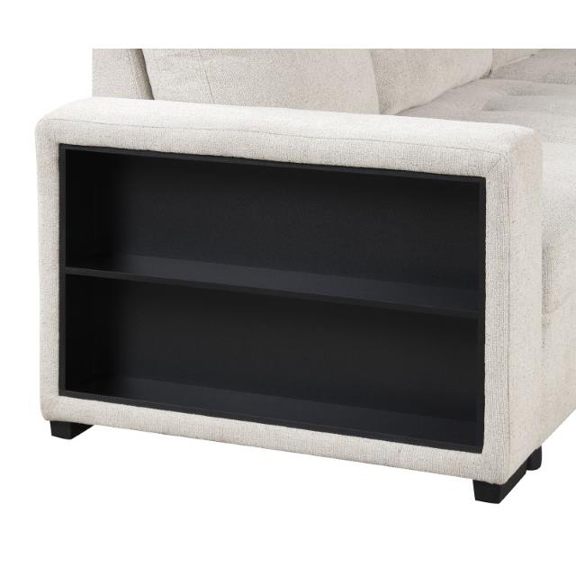 Furniture of America Stockwell FM6966BG-SECT Sleeper Sofa Sectional IMAGE 7