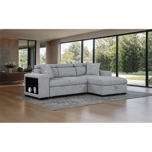 Furniture of America Chatteris FM64000GY-SECT-R Sectional IMAGE 2