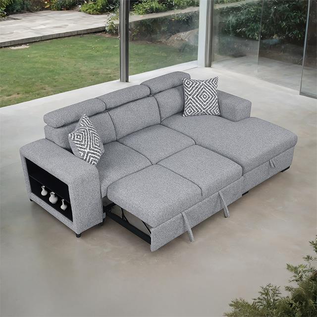 Furniture of America Chatteris FM64000GY-SECT-R Sectional IMAGE 4