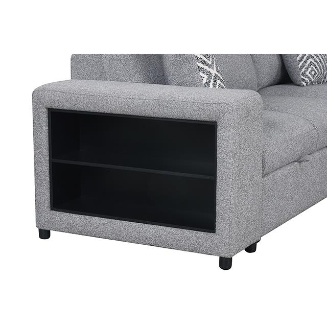 Furniture of America Chatteris FM64000GY-SECT-R Sectional IMAGE 5